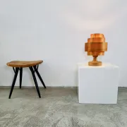 B-262 Pine Veneer Table Lamp By Hans-Agne Jakobsson For Ab Ellysett, Sweden, 1960S