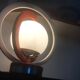 Pair of Vintage Table Lamps • Saturn • Steel and Glass • Space Age • 1960