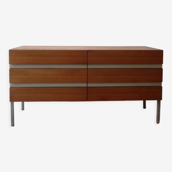 Enfilade en bois mid century, 1960