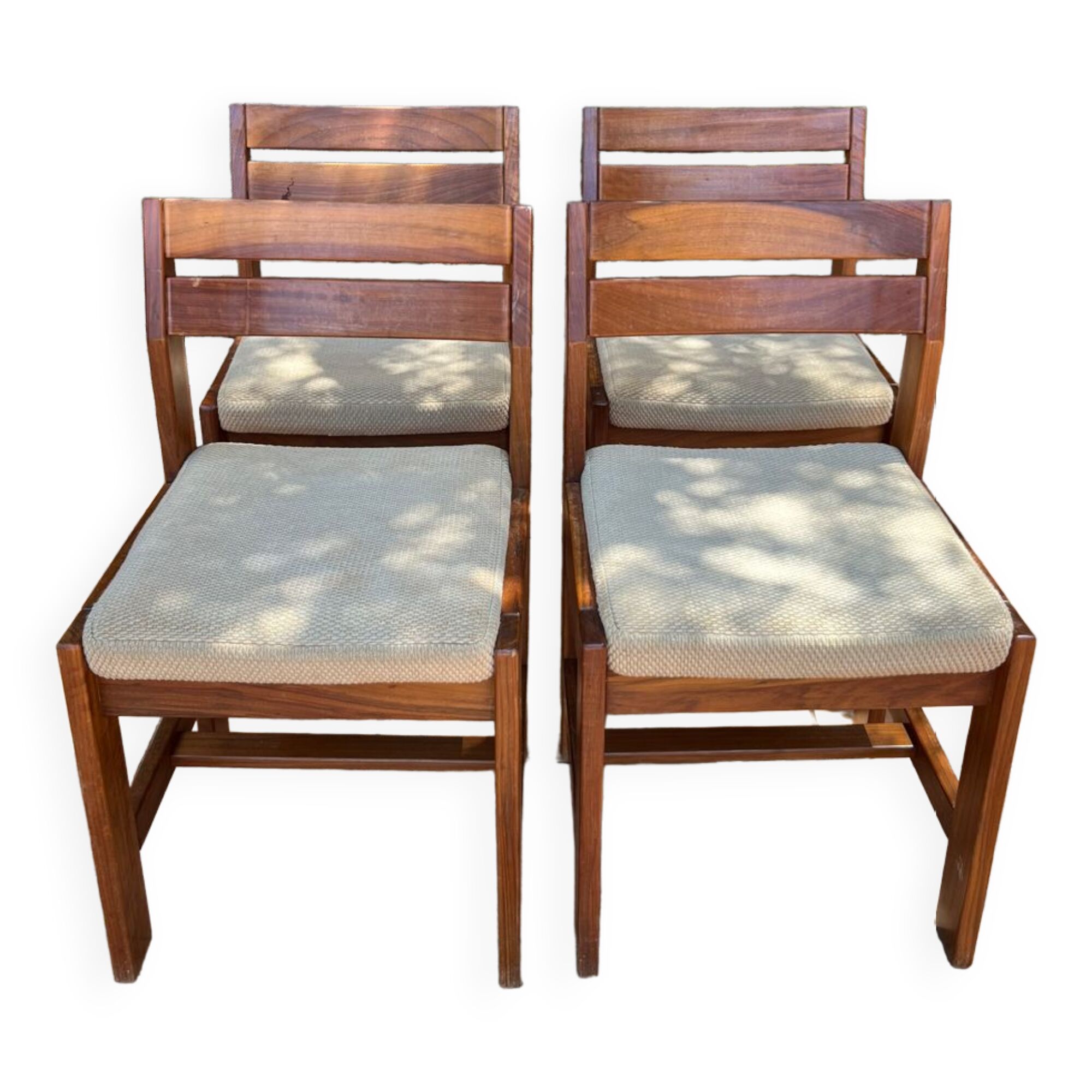 Chaises en ormes massif circa 70