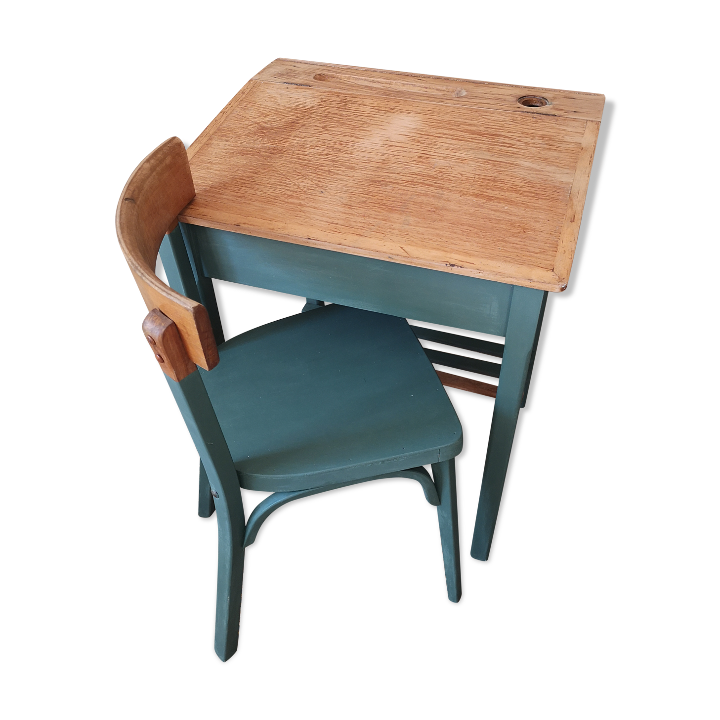 Vintage school desk