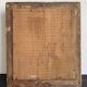 Petit miroir ancien doré à la feuille d’or, fin XIXe siècle