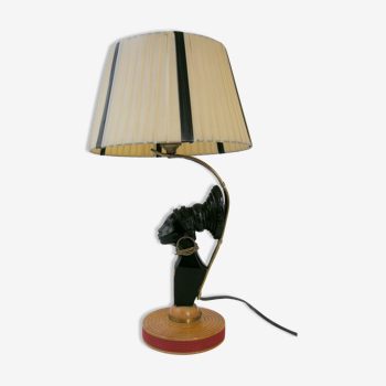 Vintage lamp wood 1950