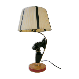 Vintage lamp wood 1950