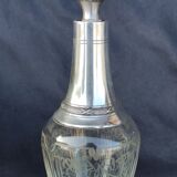 Carafon métal argenté