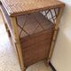 Buffet en rotin vintage