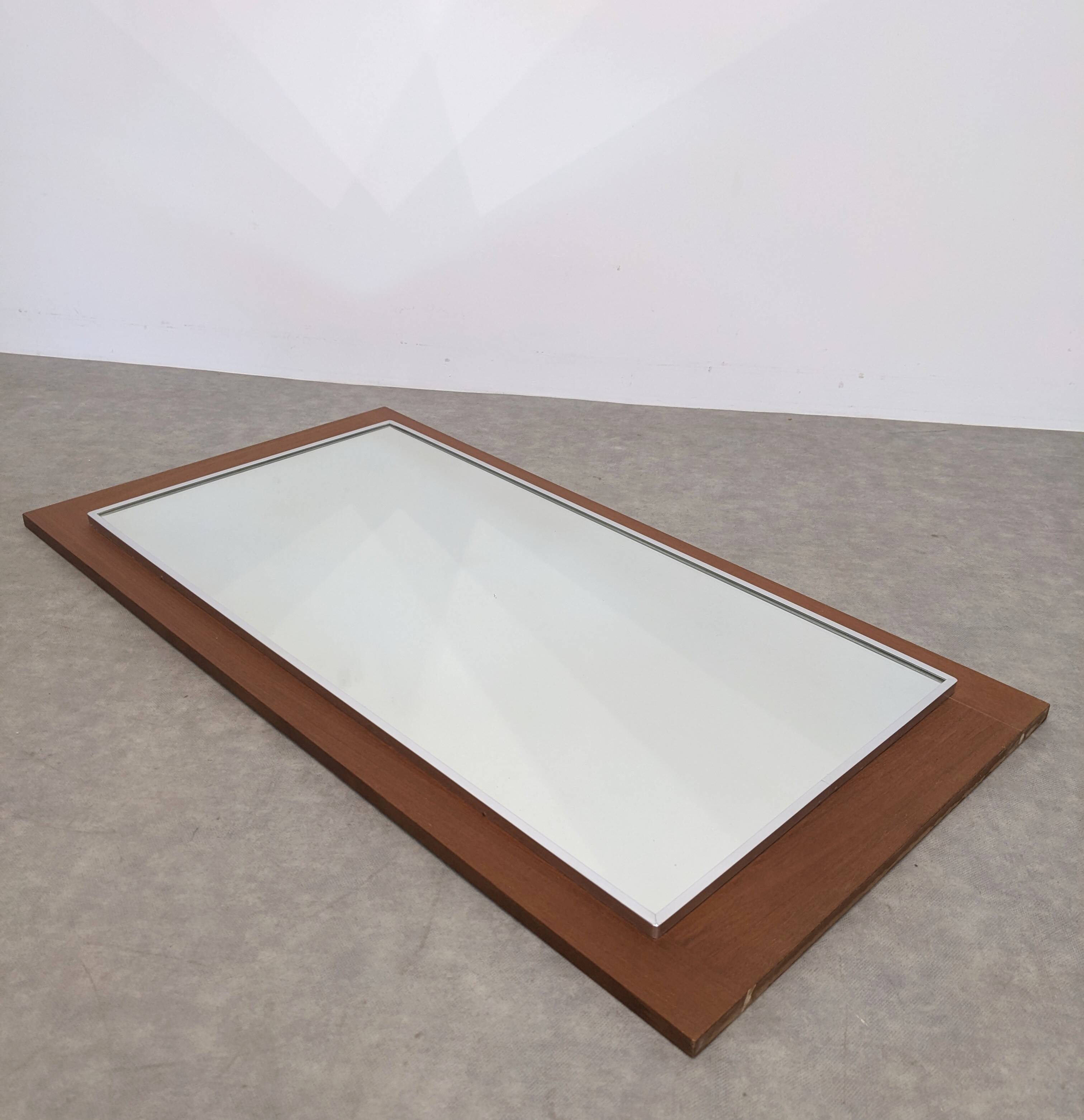 Large vintage Scandinavian mirror