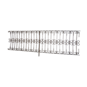 Old wrought iron barrier