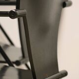 Series of 6 minimalist chairs model "EGOA 300" by Josep Mora