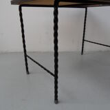 Vintage mimi set of tables with tiles