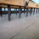 Table basse, herse agricole