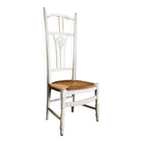 Old straw chair