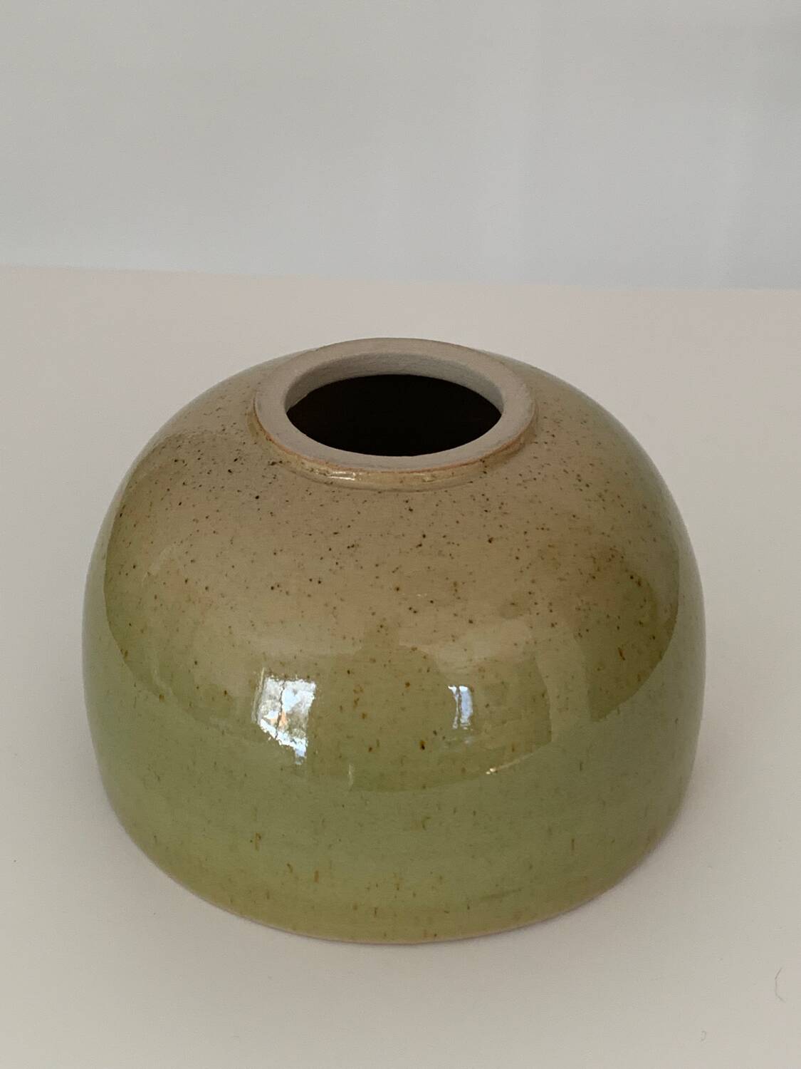 80s enamelled stoneware ashtray/pocket tray