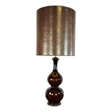 Vintage 70's glazed ceramic lamp