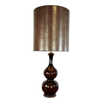 Vintage 70's glazed ceramic lamp