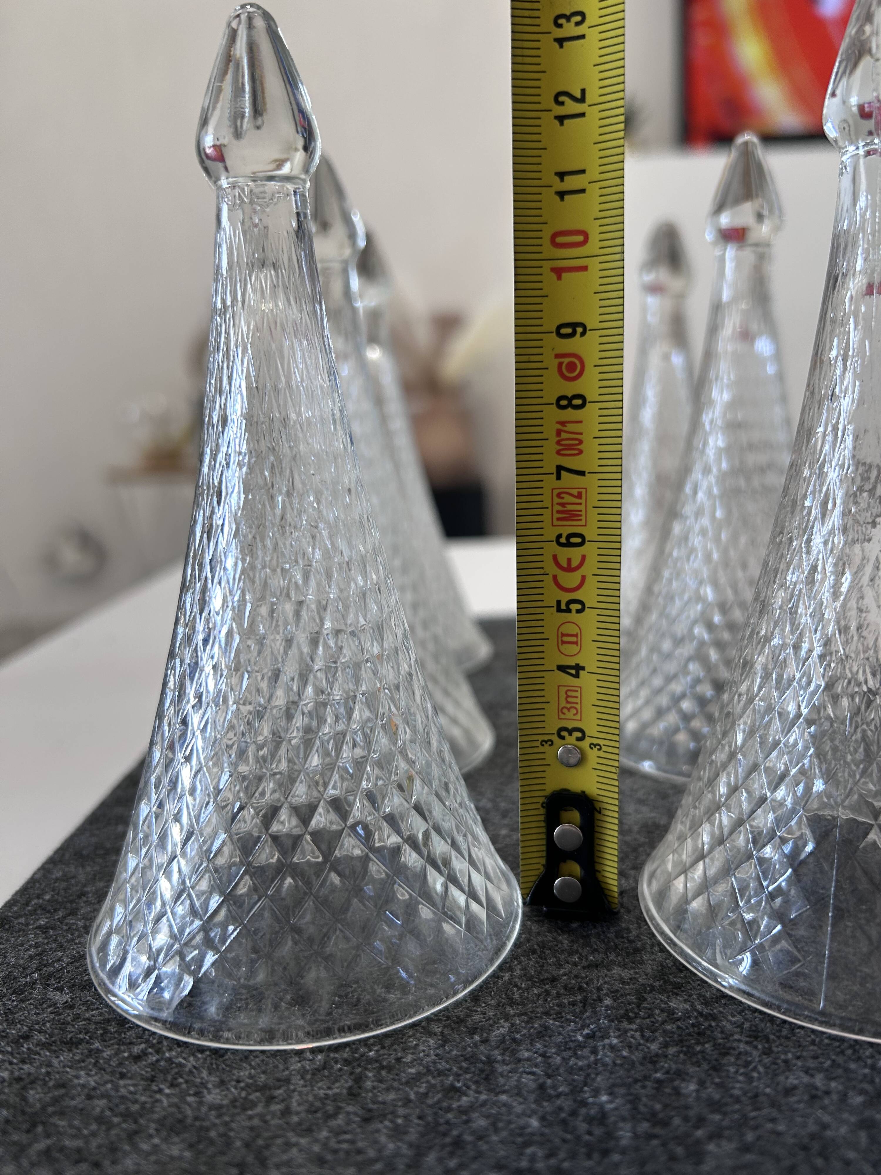 6 flûtes à champagne sans pied Henri Maire
