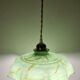 Caramel marbled green pendant light