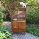 Buffet vaisselier vintage 1950 avec vitrine