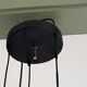 Suspension cascade en acier inox lustre 1970 Raak