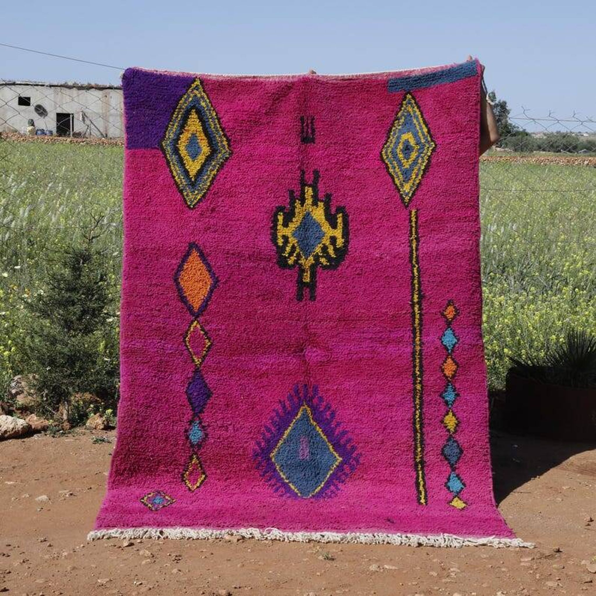 Handmade Moroccan rug 250cm x 150cm