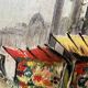 Tableau 1959 "The Flower Market of La Madeleine"