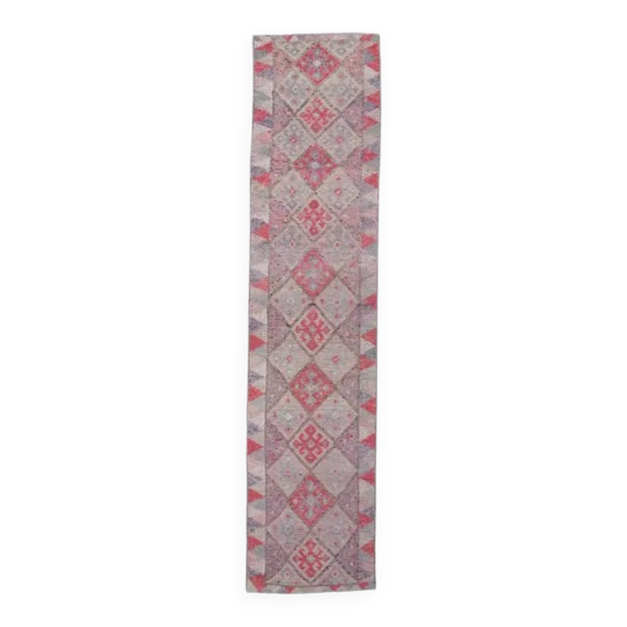 1970s 2'6x10'9 ft. Oushak Turkish handwoven runner rug  79x333