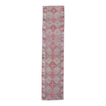 1970s 2'6x10'9 ft. Oushak Turkish handwoven runner rug  79x333