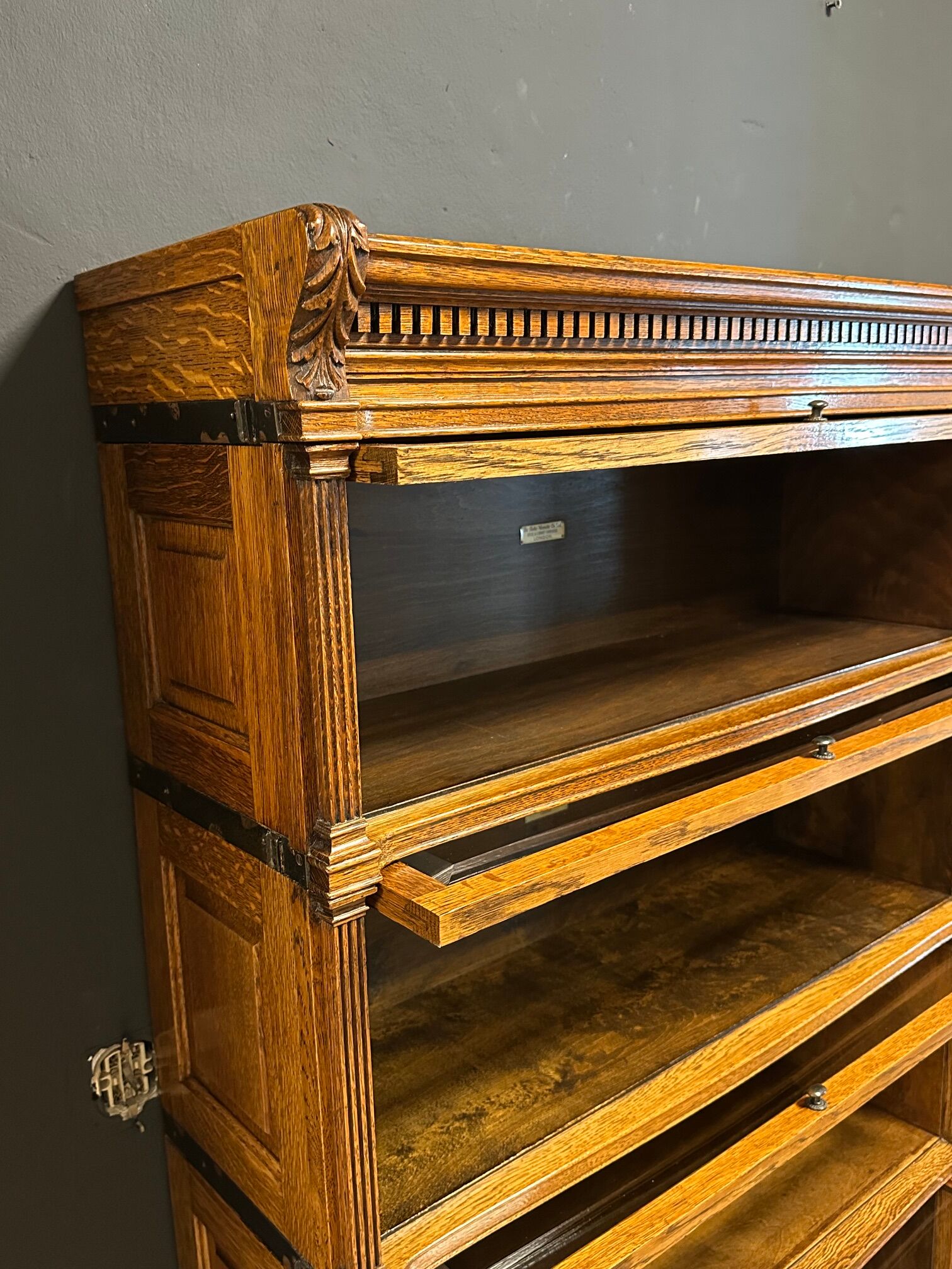 Original stackable Globe Wernicke Bookcase