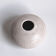 Vintage white ceramic round vase