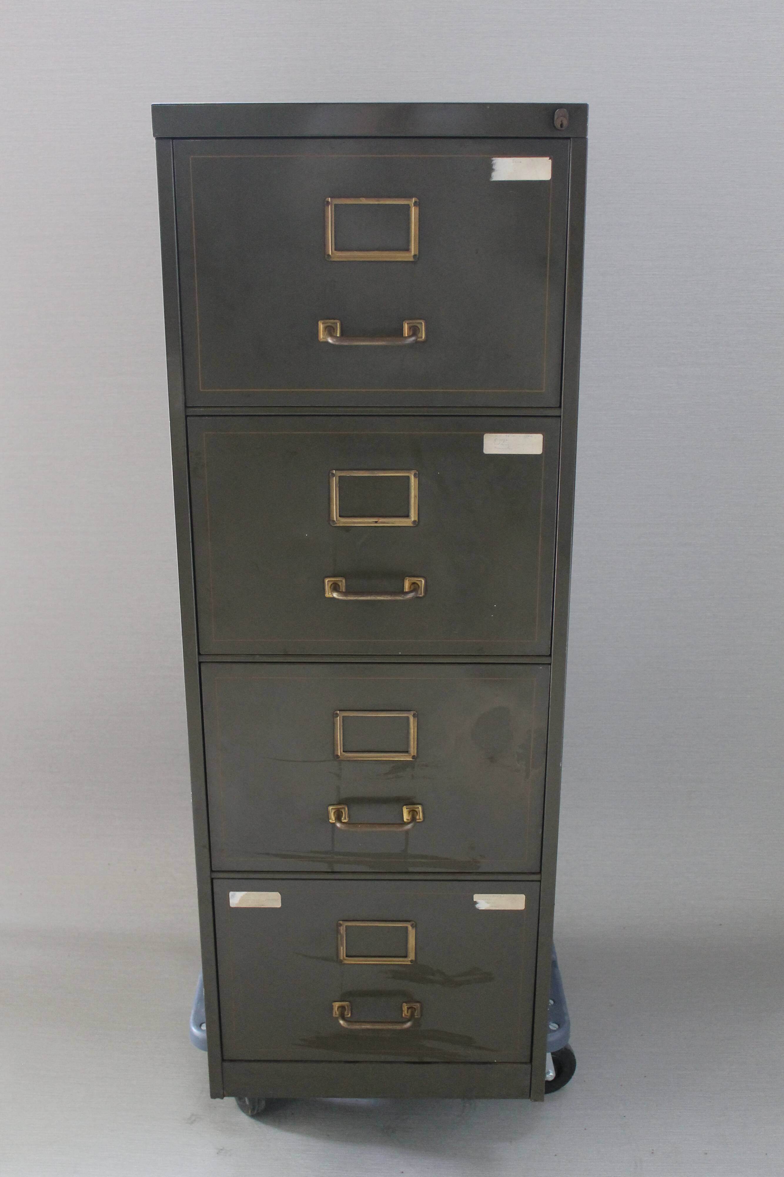 Industrial metal locker, circa 1950