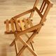 Foldable wooden children stool - Vintage from the 60s