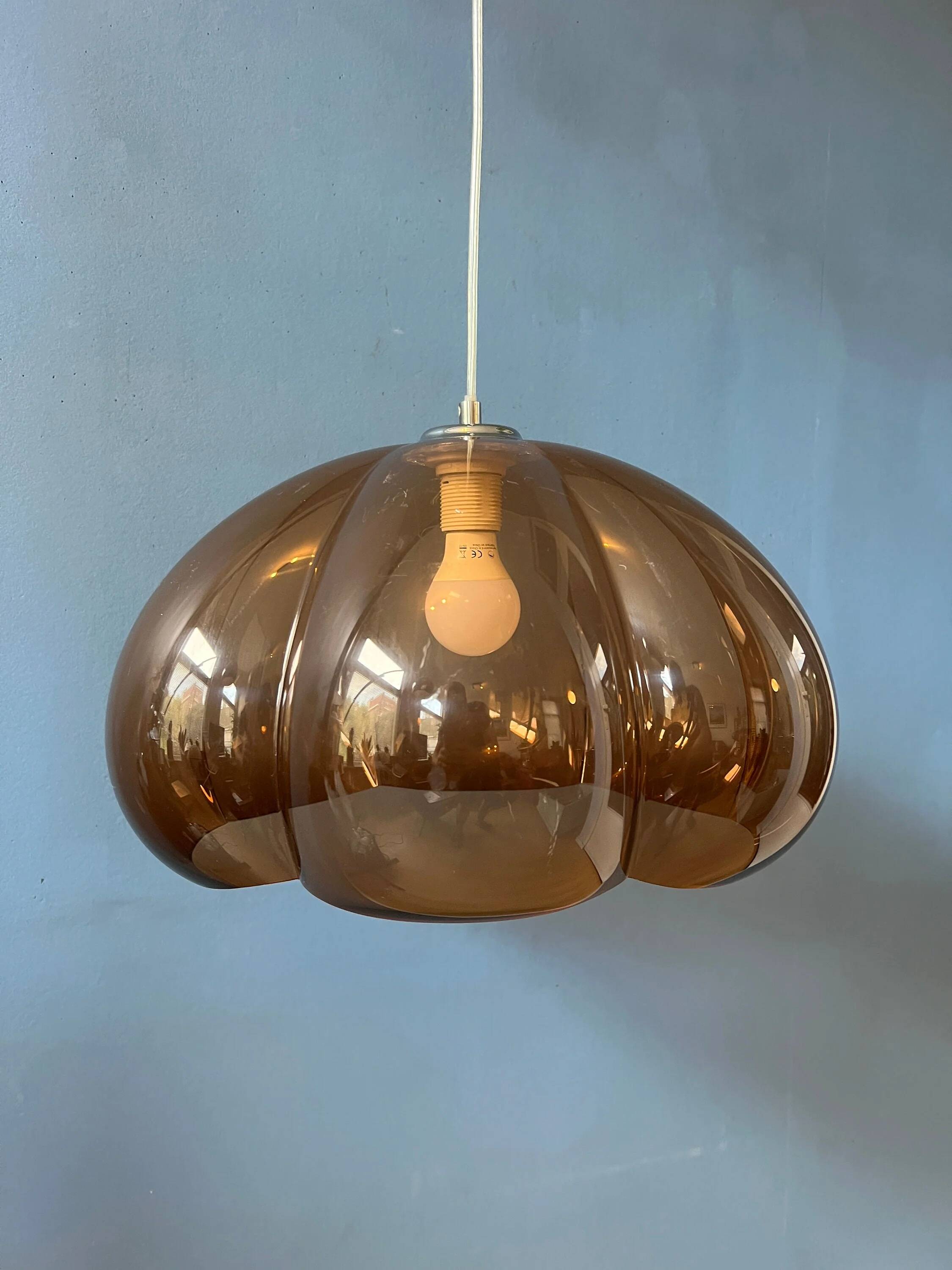 Vintage Herda Space Age suspension | Mid-Century lamp | 70s retro lighting