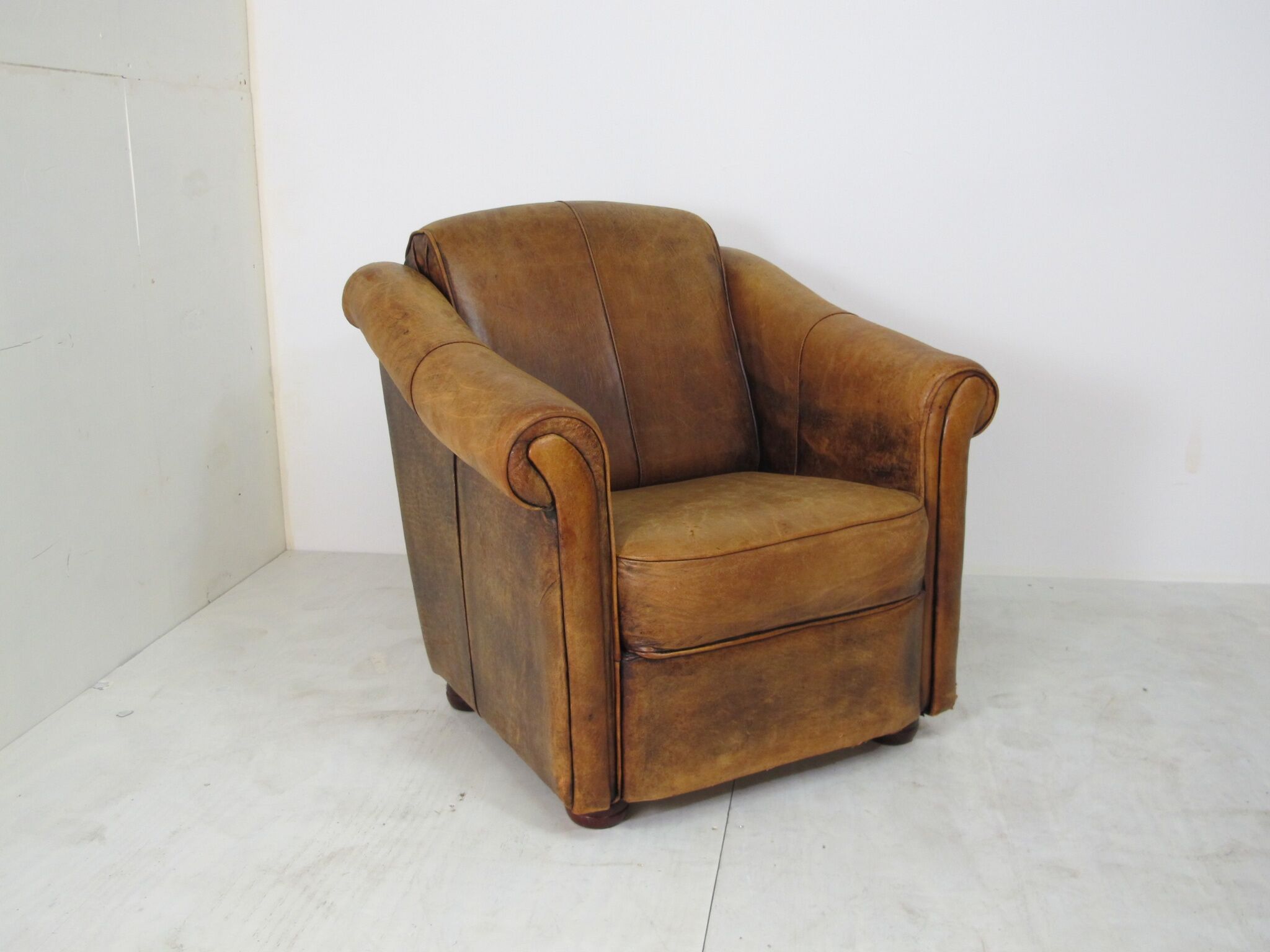 Fauteuil en cuir