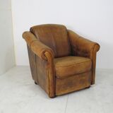 Fauteuil en cuir