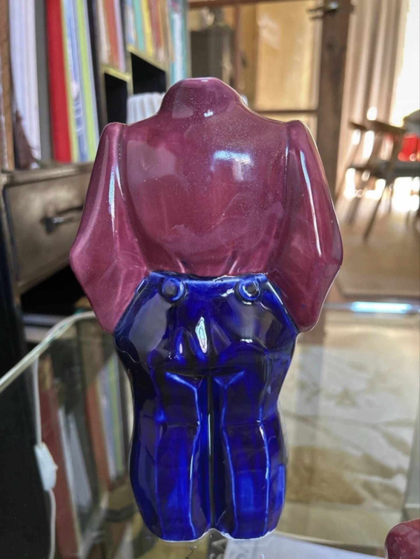 Bouteille en céramique Tchantchès