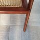 Teak bench sofa and cannage