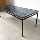 Metal and ceramic coffee table by J. Belarti, circa 1970