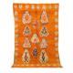 Tapis marocain vintage orange 153 x 228 cm - Authentique tapis berbère fait main