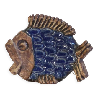 Scandinavian vintage ceramic fish 1960