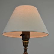 Table Lamp, Patinated Brass, Boréns, 1950s/60s, Sweden