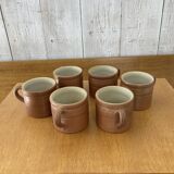 Vintage stoneware mugs