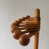 70s pine coat rack