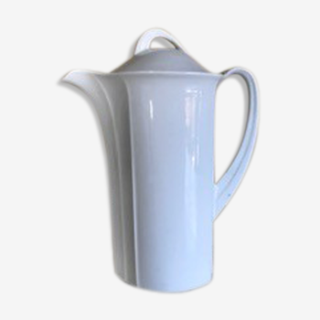 Cafetière art déco porcelaine blanche de Bavière