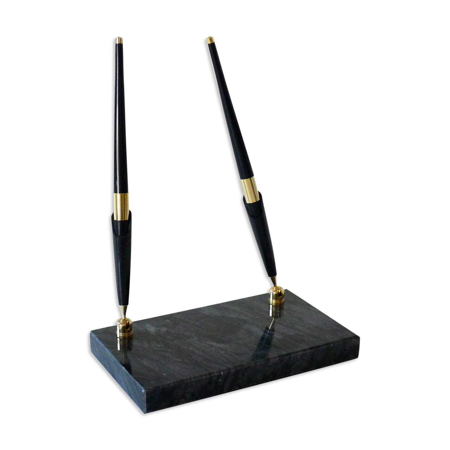 Pen doors on marble base