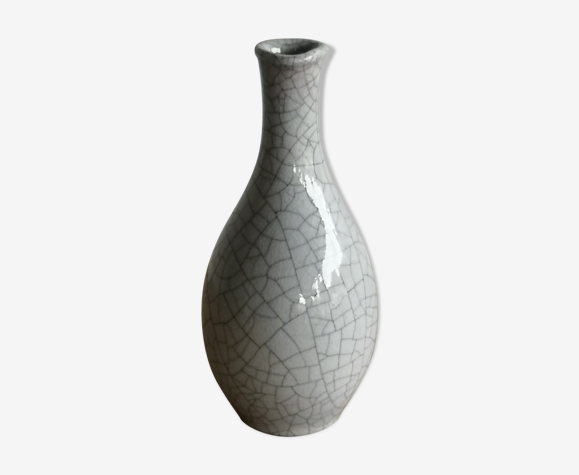 Vase céramique Raku scandinave années 50