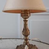 Paire de lampes en laiton années 30-40