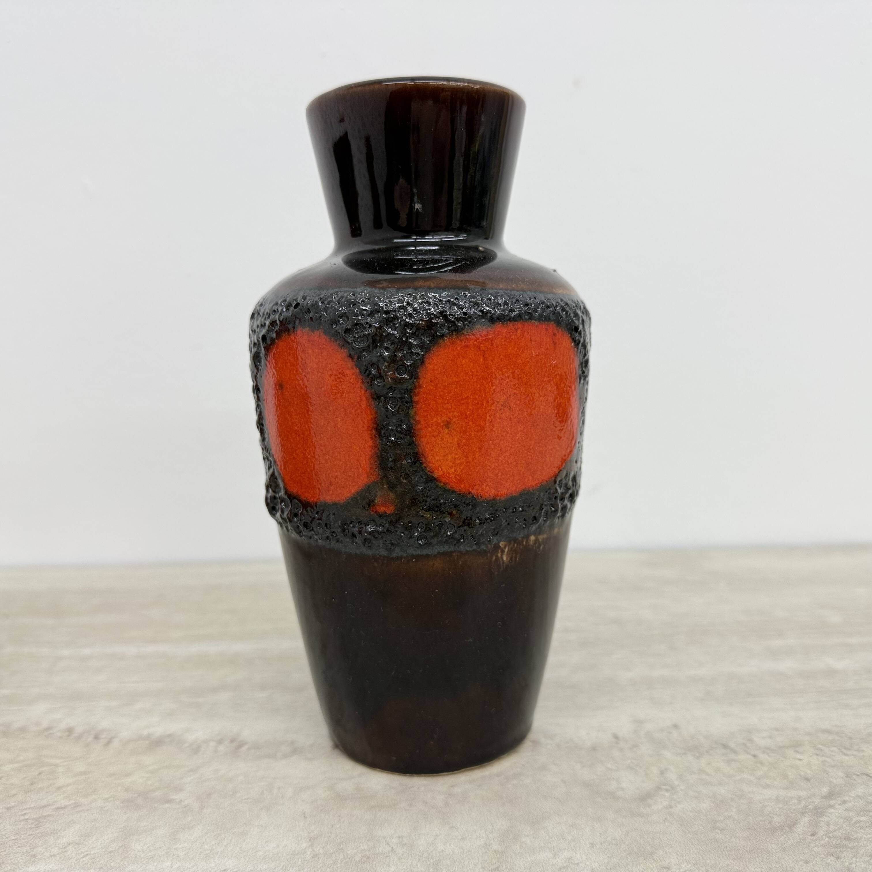 Scheurich West Germany ceramic vase retro pottery , 1970s
