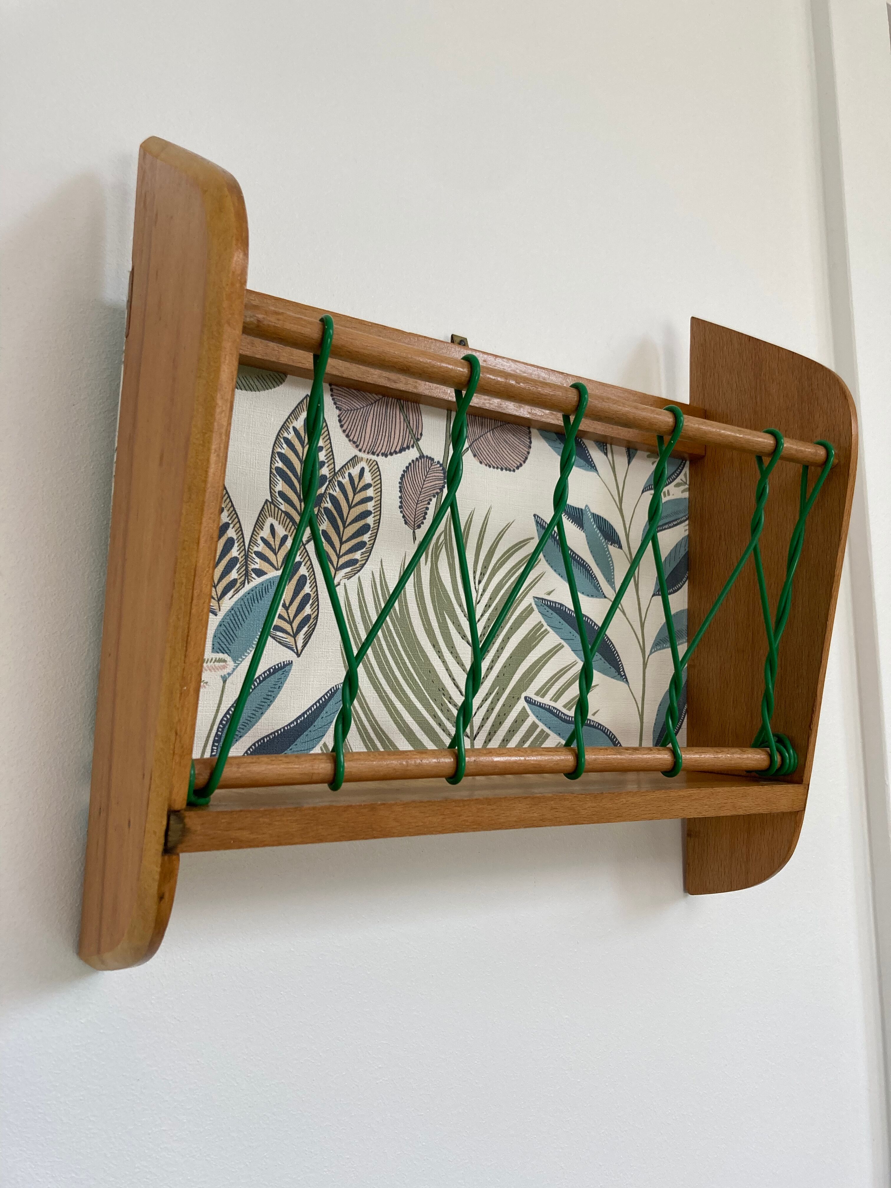 Wall-mounted mail rack 60s