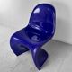 Chaise violette Verner Panton Herman Miller Fehlbaum 1971