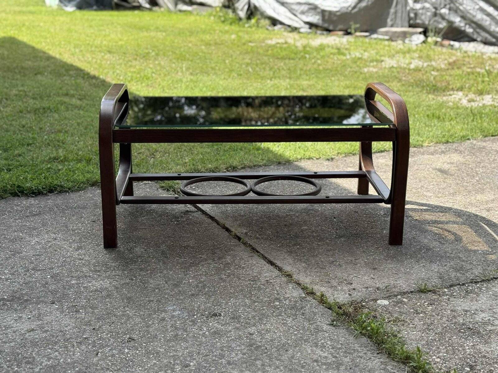 Table basse hongroise vintage de Hajdú, 1960